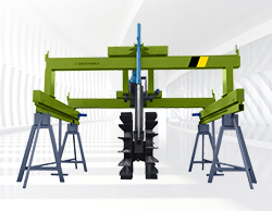 有機(jī)肥輪盤式翻堆機(jī)